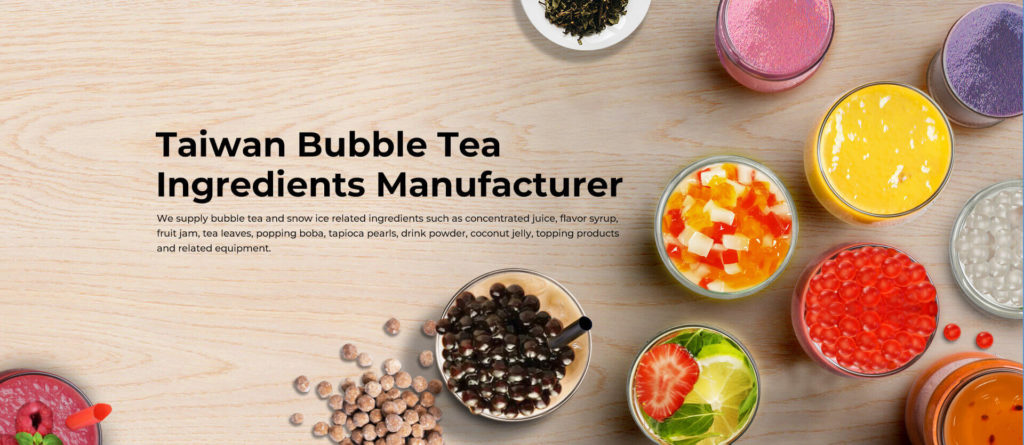 Taiwan Leading Bubble Tea Ingredients Supplier