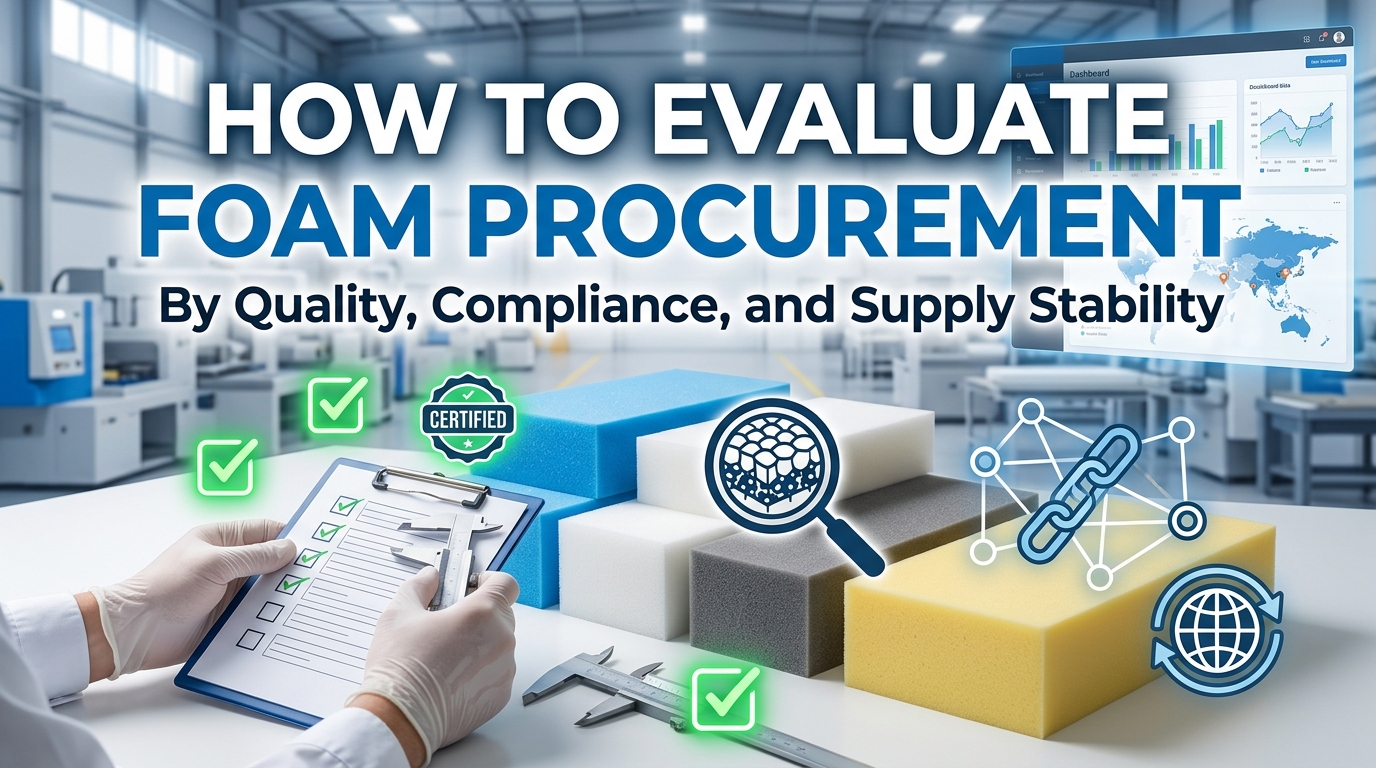How to Evaluate Foam Procurement by Quality, Compliance, and Supply Stability