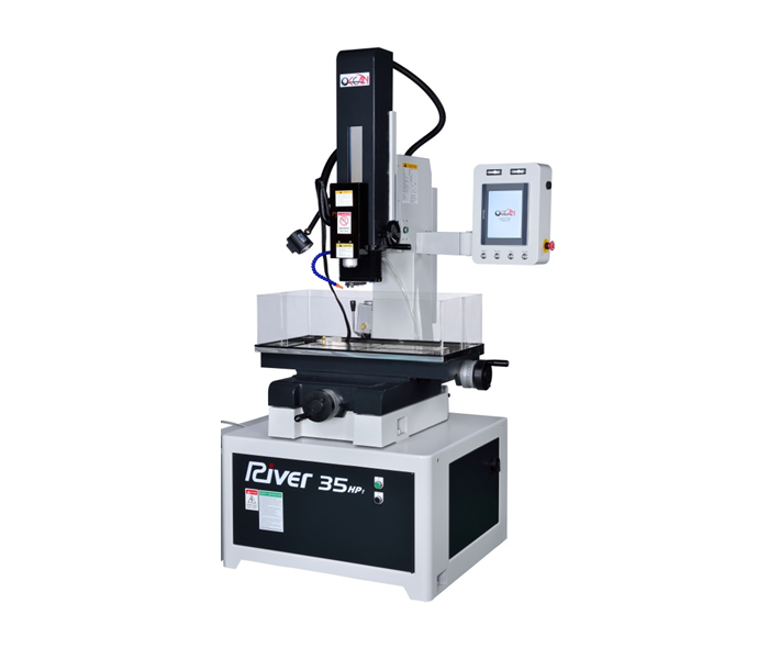 Ocean Technologies's River 35  Small Hole EDM Drilling Machine offers tailored solutions to meet the unique needs of high-volume production environments.